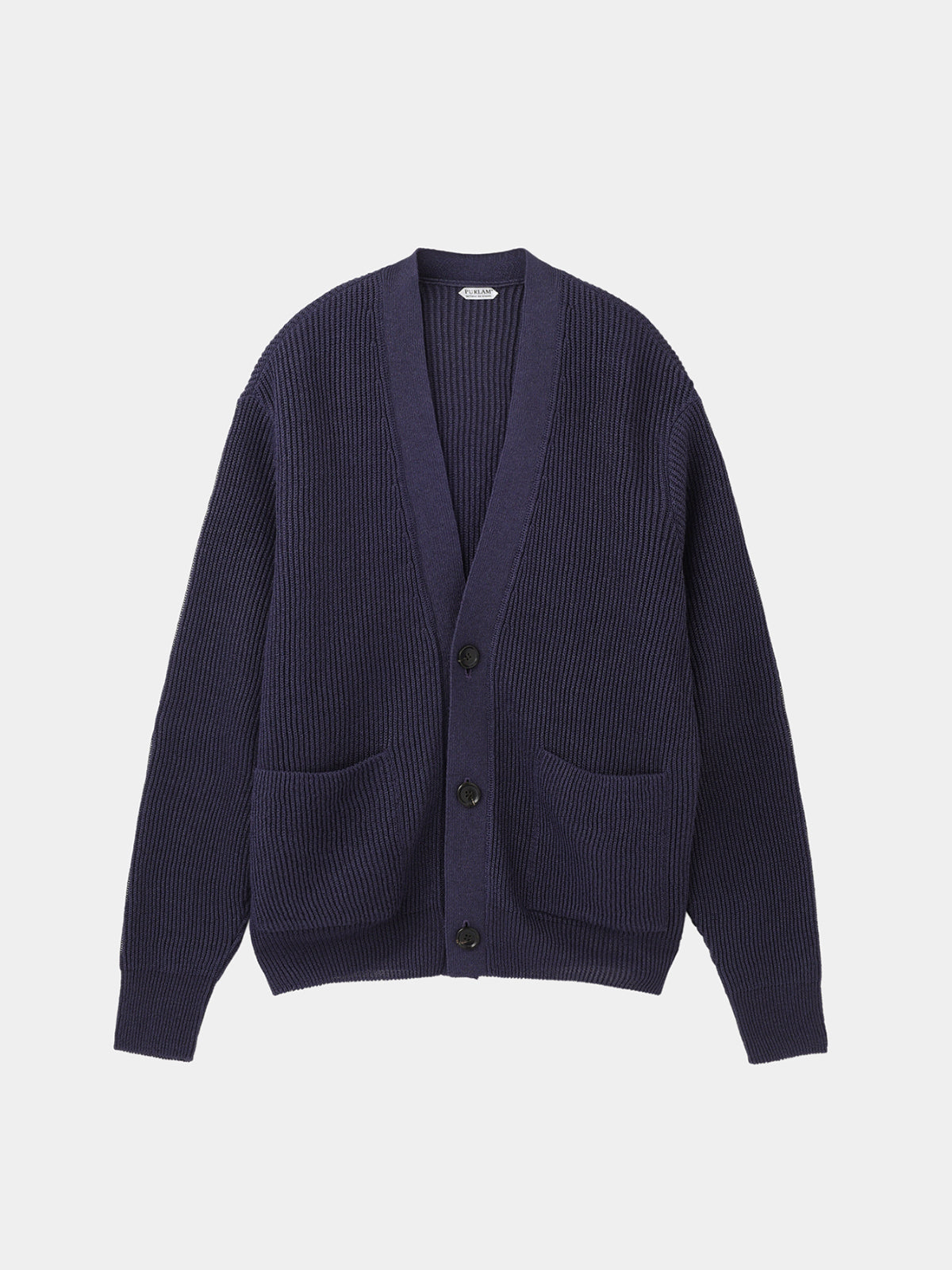 WASHI MIDDLE-GAUGE AZE CARDIGAN (PU126-MCD02) / BLUE PURPL – umeda