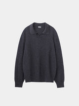 WCA SKIPPER KNIT POLO(PU326-MPO08) / CHARCOAL