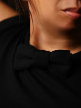 Knit Bow Tie (CZ126-AC11) / Black