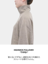 12GG HIGHNECK PULLOVER TYPE2 (UM302-UHN12) / GRAY