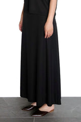 FLEAR MAXI SKIRT (WJ501-MCS18) / BLACK