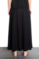 FLEAR MAXI SKIRT (WJ501-MCS18) / BLACK