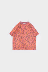 FLORAL PATTERN KNIT ART PULLOVER (WK124-MPO06)