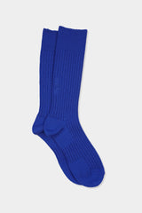 TKB WOOL RIB SOCKS(TKB501-S001) / BLUE