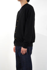 12GG V NECK CARDIGAN (UM302-UCD12-BLK)