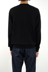 12GG CREW NECK PULLOVER (UM302-UPO12) / BLACK
