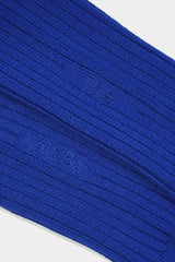 TKB WOOL RIB SOCKS(TKB501-S001) / BLUE
