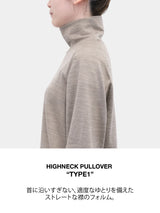 16GG HIGHNECK PULLOVER TYPE2 (UM302-UHN16) / BLACK