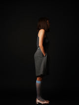 American-Sleeve Body-Suit (CZ126-LPO53) / Grey