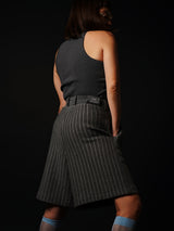 American-Sleeve Body-Suit (CZ126-LPO53) / Grey