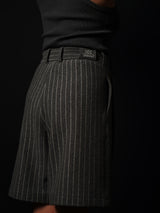 Striped Bermuda-Shorts (CZ126-LPT12) / Grey