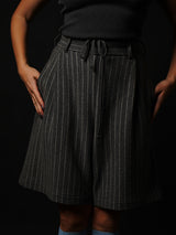 Striped Bermuda-Shorts (CZ126-LPT12) / Grey