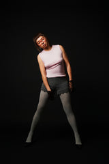 Knee High Toe-less Socks (CZ126-AC10) / Grey