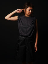 Silk Cashmere Oversized Knit T-shirt (CZ126-MPO01) / Grege