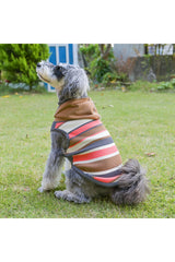 【DOG ACCESSORIES】 MULTI BORDER HOODIE