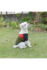 【DOG ACCESSORIES】 RAGLAN SLEEVE HOODIE