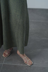 Pattern Flare Knit Skirt (WK23S-LSK02)