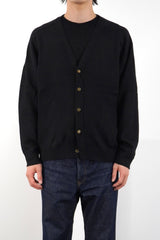 7GG V NECK CARDIGAN (UM302-UCD07-BLK)