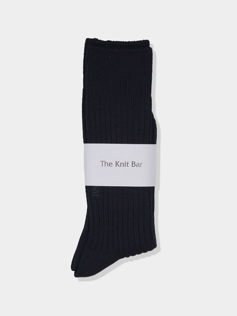 TKB WOOL RIB SOCKS(TKB501-S001) / BLACK – umeda-knit.com