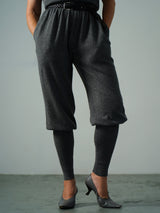 Cashmere "Bocca" Knit Pants (CZ325-LPT10) / Gray