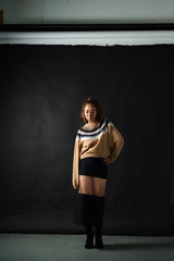 Cashmere Nordic Knit Pullover (CZ325-LPO47) / Camel