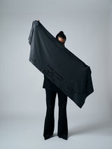 【サ専用 Pre-Order】FXXK WORD PATTERN STOLE（CZ326-AC14）/ BLACK