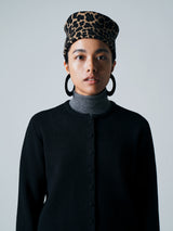 【サ専用 Pre-Order】FUR COLLAR CARDIGAN（CZ326-LCD03）/ BLACK