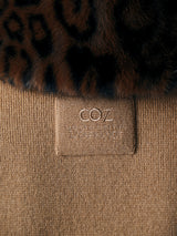 【サ専用 Pre-Order】FUR COLLAR CARDIGAN（CZ326-LCD03）/ CAMEL
