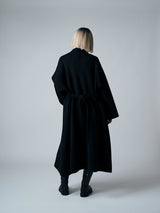 【サ専用 Pre-Order】SHAWL COLLAR COAT（CZ326-LCO01）/ BLACK