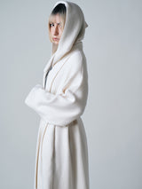 【サ専用 Pre-Order】SHAWL COLLAR COAT（CZ326-LCO01）/ IVORY
