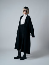 【サ専用 Pre-Order】SHAWL COLLAR COAT（CZ326-LCO01）/ BLACK