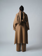 【サ専用 Pre-Order】SHAWL COLLAR COAT（CZ326-LCO01）/ CAMEL