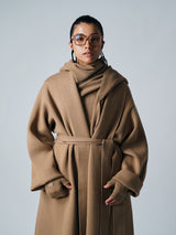 【サ専用 Pre-Order】SHAWL COLLAR COAT（CZ326-LCO01）/ CAMEL