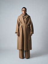 【サ専用 Pre-Order】SHAWL COLLAR COAT（CZ326-LCO01）/ CAMEL