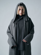 【サ専用 Pre-Order】SHAWL COLLAR COAT（CZ326-LCO01）/ GRAY