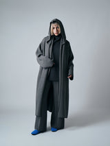 【サ専用 Pre-Order】SHAWL COLLAR COAT（CZ326-LCO01）/ GRAY
