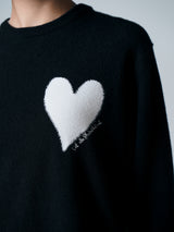 【サ専用 Pre-Order】SMALL HEART PULLOVER（CZ326-LPO46）/ BLACK