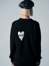 【サ専用 Pre-Order】SMALL HEART PULLOVER（CZ326-LPO46）/ BLACK