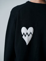 【サ専用 Pre-Order】SMALL HEART PULLOVER（CZ326-LPO46）/ BLACK