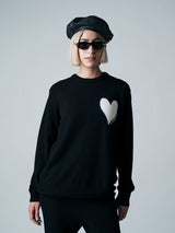 【サ専用 Pre-Order】SMALL HEART PULLOVER（CZ326-LPO46）/ BLACK