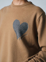 【サ専用 Pre-Order】SMALL HEART PULLOVER（CZ326-LPO46）/ CAMEL