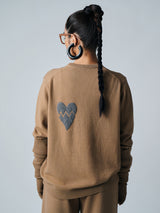 【サ専用 Pre-Order】SMALL HEART PULLOVER（CZ326-LPO46）/ CAMEL