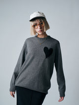 【サ専用 Pre-Order】SMALL HEART PULLOVER（CZ326-LPO46）/ GRAY