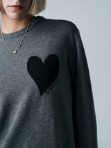 【サ専用 Pre-Order】SMALL HEART PULLOVER（CZ326-LPO46）/ GRAY
