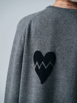 【サ専用 Pre-Order】SMALL HEART PULLOVER（CZ326-LPO46）/ GRAY