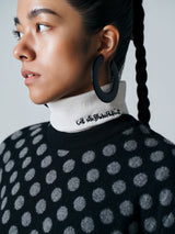 【サ専用 Pre-Order】POWER SHOULDER DOT PULLOVER（CZ326-LPO59）/ BLACK