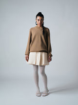 【サ専用 Pre-Order】V-NECK KNIT PULLOVER（CZ326-LPO60）/ CAMEL