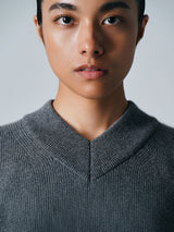 【サ専用 Pre-Order】V-NECK KNIT PULLOVER（CZ326-LPO60）/ GRAY
