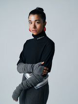 【サ専用 Pre-Order】HIGH GAUGE COWL NECK PULLOVER（CZ326-LPO61）/ BLACK