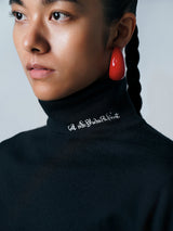 【サ専用 Pre-Order】HIGH GAUGE COWL NECK PULLOVER（CZ326-LPO61）/ BLACK